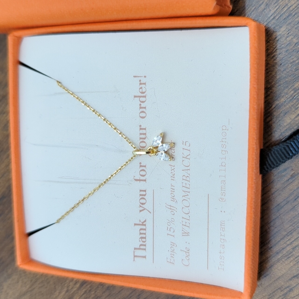 Dainty Yellow Gold Necklace